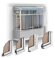 Алюминиевые профили для балконов и лоджий